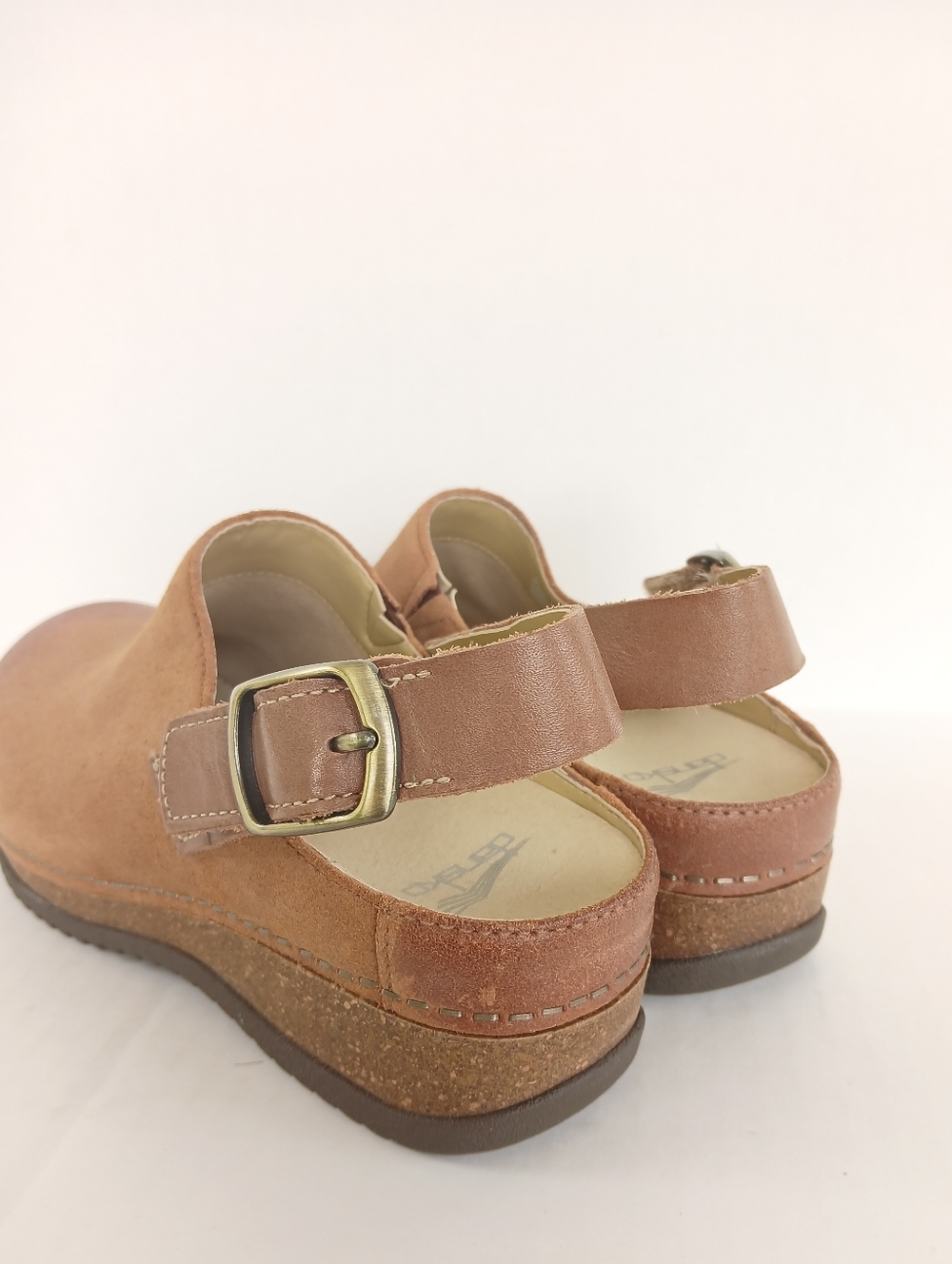 Dansko Merrin Leather Slingback Clog Size 37 - Picture 4 of 9